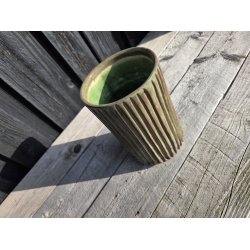 Vase Grn/brun - 19 cm